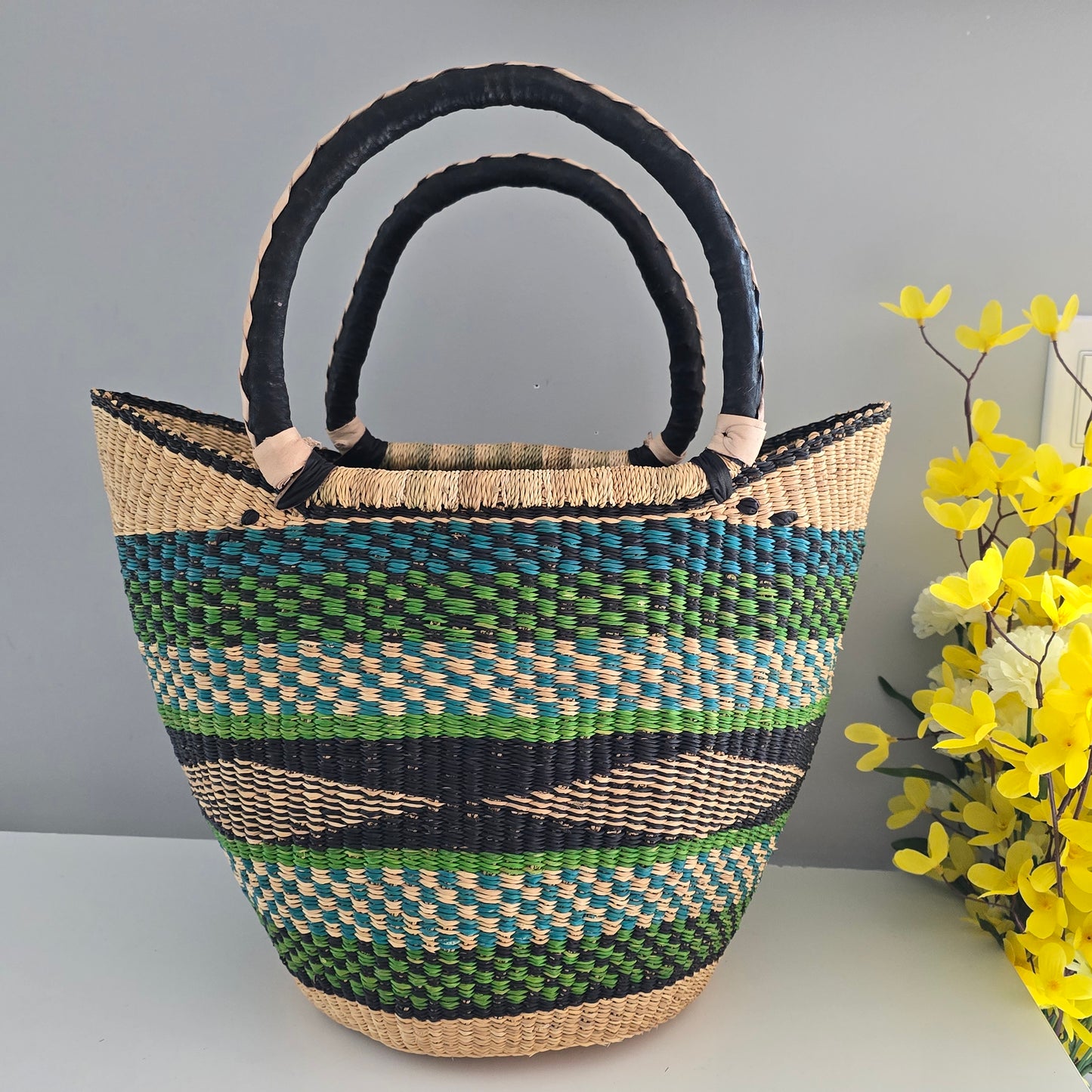 GREDY large u shopper market basket
