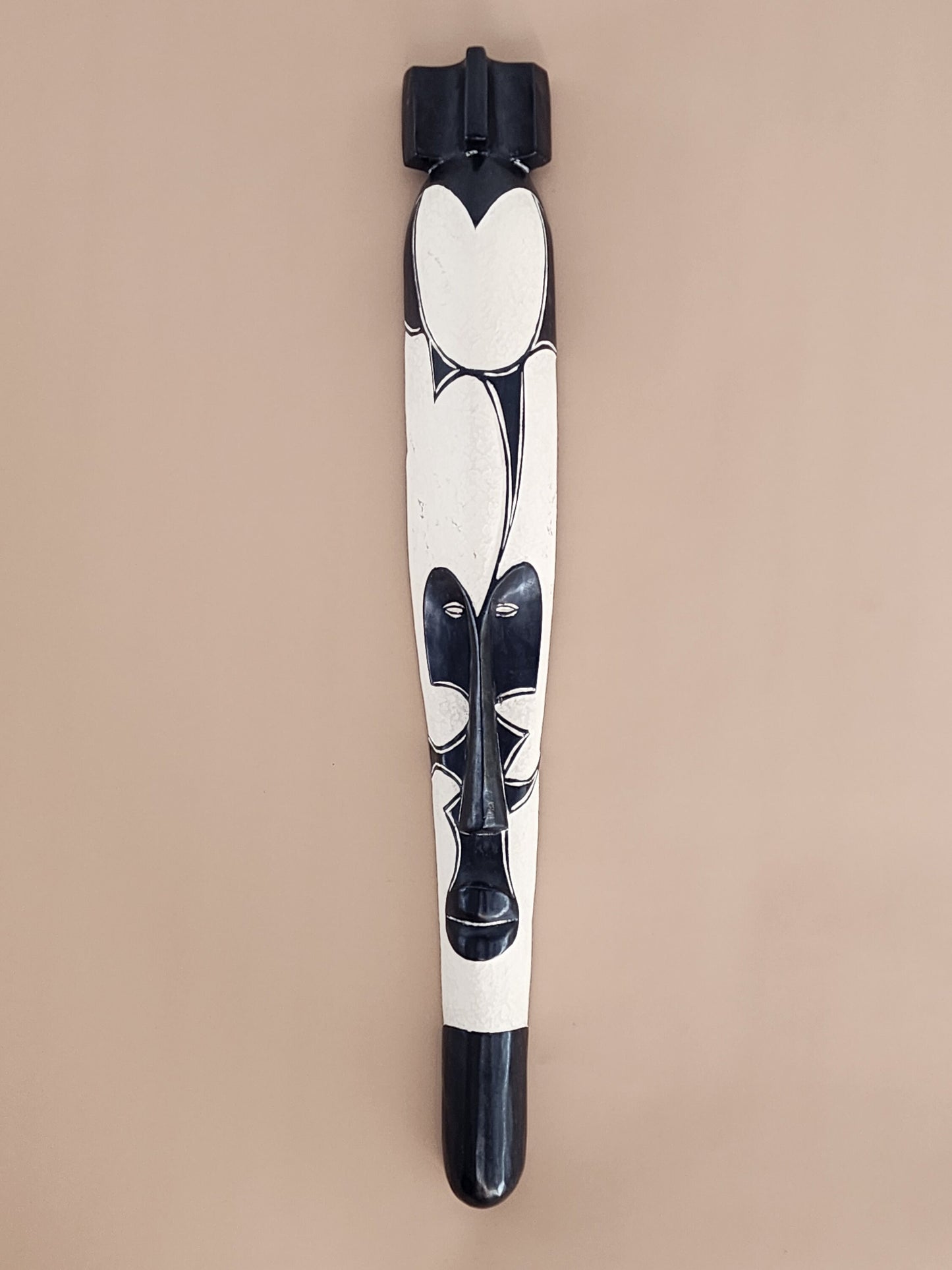 handmade african fang mark -44"/112cm