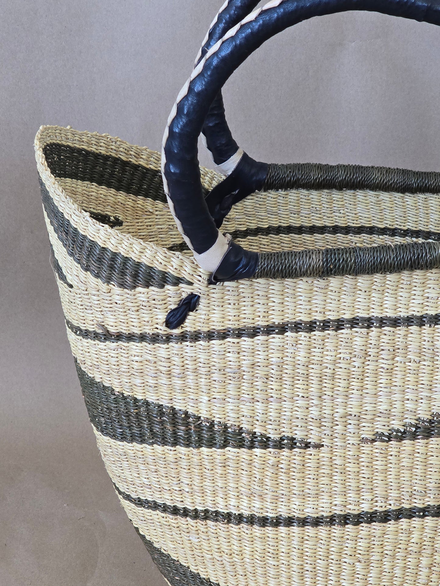Bolga U shopper basket